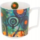 Duży PORCELANOWY Kubek XXL 750 ml do KAWY HERBATY - MODERN TWISTED TREES