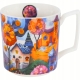 Duży PORCELANOWY Kubek XXL 750 ml do KAWY HERBATY - MODERN COUNTRYSIDE