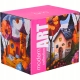 Duży PORCELANOWY Kubek XXL 750 ml do KAWY HERBATY - MODERN COUNTRYSIDE