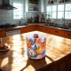 Duży PORCELANOWY Kubek XXL 750 ml do KAWY HERBATY - MODERN COUNTRYSIDE