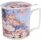 PORCELANOWY Kubek 450 ml z Zaparzaczem do HERBATY ZIÓŁ - CITY OF MAGNOLIAS