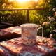 PORCELANOWY Kubek 450 ml z Zaparzaczem do HERBATY ZIÓŁ - CITY OF MAGNOLIAS