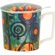PORCELANOWY Kubek 450 ml z Zaparzaczem do HERBATY ZIÓŁ - TWISTED TREES