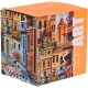 PORCELANOWY Kubek 450 ml z Zaparzaczem do HERBATY ZIÓŁ - MODERN SWEET CITY
