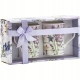 PORCELANOWY Kubek 270 ml do KAWY HERBATY KAKAO Komplet 2 SZTUKI - Lawenda