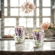 PORCELANOWY Kubek 270 ml do KAWY HERBATY KAKAO Komplet 2 SZTUKI - Lawenda
