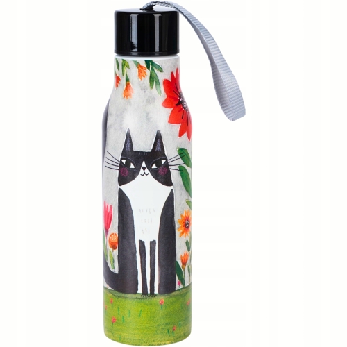 Butelka termiczna Termos 500 ml STAL NIERDZEWNA - Koci Świat ŁĄKA