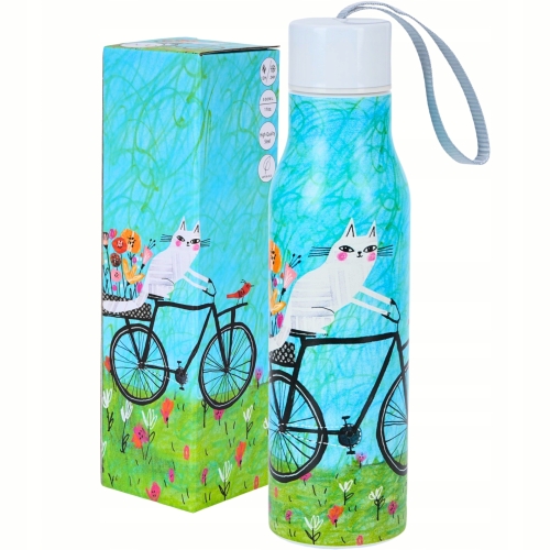 Butelka termiczna Termos 500 ml STAL NIERDZEWNA - Koci Świat ROWER