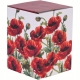 Stalowy Kubek termiczny 330 ml Termos na KAWĘ HERBATĘ - Flower POPPIES MAKI