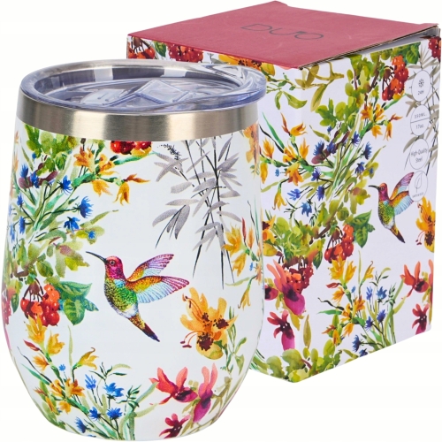 Kubek termiczny 330 ml Termos na KAWĘ HERBATĘ - Flower Classic KOLIBER