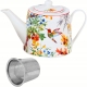 DWIE Porcelanowe Filiżanki 270 ml + Dzbanek 900 ml - Flower Classic KOLIBER