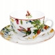 PORCELANOWA Filiżanka 250 ml ze spodkiem do KAWY HERBATY - LINNEA KOLIBER