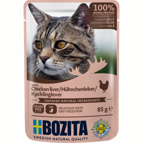 Mokra Karma Dla Kota BOZITA saszetka 85 g MIX SMAKÓW DO WYBORU - 12 sztuk