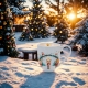 PORCELANOWY Kubek XXL 1000 ml do KAWY HERBATY na Święta - CHRISTMAS CUTIES