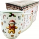 PORCELANOWY Kubek XXL 1000 ml do KAWY HERBATY na Święta - CHRISTMAS CUTIES