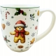 PORCELANOWY Kubek XXL 1000 ml do KAWY HERBATY na Święta - CHRISTMAS CUTIES