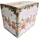 PORCELANOWY Kubek XXL 1000 ml do KAWY HERBATY na Święta - CHRISTMAS VILLAGE