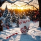PORCELANOWY Kubek XXL 1000 ml do KAWY HERBATY na Święta - CHRISTMAS BIRDS