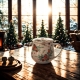 Kubek baryłka 430ml z Zaparzaczem do HERBATY ZIÓŁ na Święta CHRISTMAS BIRDS