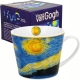 Duży PORCELANOWY Kubek XL 600 ml na KAWĘ HERBATĘ - STARRY NIGHT by Van Gogh