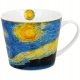 Duży PORCELANOWY Kubek XL 600 ml na KAWĘ HERBATĘ - STARRY NIGHT by Van Gogh