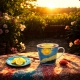Duży PORCELANOWY Kubek XL 600 ml na KAWĘ HERBATĘ - STARRY NIGHT by Van Gogh