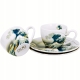Dwie filiżanki 90 ml ze spodkami do KAWY ESPRESSO - THE GREAT WAVE Hokusai