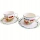 Na ŚWIĘTA Dwie PORCELANOWE filiżanki 90 ml do ESPRESSO - CHRISTMAS CITY
