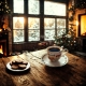 Na ŚWIĘTA Dwie PORCELANOWE filiżanki 90 ml do ESPRESSO - CHRISTMAS CITY