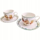 Na ŚWIĘTA Dwie PORCELANOWE filiżanki 90 ml do ESPRESSO - CHRISTMAS VILLAGE