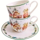 Na ŚWIĘTA Dwie PORCELANOWE filiżanki 90 ml do ESPRESSO - CHRISTMAS VILLAGE