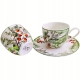 Na ŚWIĘTA Dwie PORCELANOWE filiżanki 90 ml do ESPRESSO - CHRISTMAS LEAVES