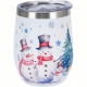 Na ŚWIĘTA Stalowy Kubek termiczny 330 ml Termos na KAWĘ HERBATĘ - SNOWMAN