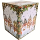Porcelanowy Kubek 360 ml z Zaparzaczem do HERBATY ZIÓŁ - CHRISTMAS VILLAGE