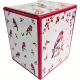 Porcelanowy Kubek 360 ml z Zaparzaczem do HERBATY ZIÓŁ - CHRISTMAS BIRDS