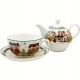 PREZENT Na Święta TEA FOR ONE Dzbanek 350 ml z filiżanką - CHRISTMAS CITY