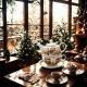 PREZENT Na Święta TEA FOR ONE Dzbanek 350 ml z filiżanką - CHRISTMAS CITY